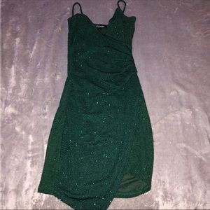 Urban Planet sparkly green party, night out mini dress